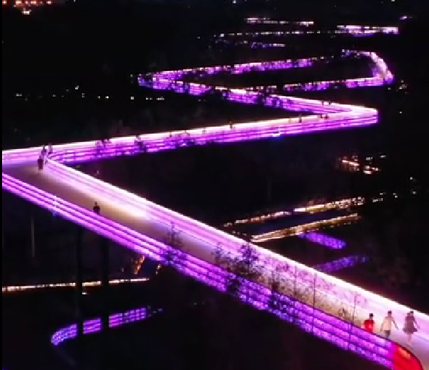 上饒城市地標建筑-上饒信江生態鋼結構景觀